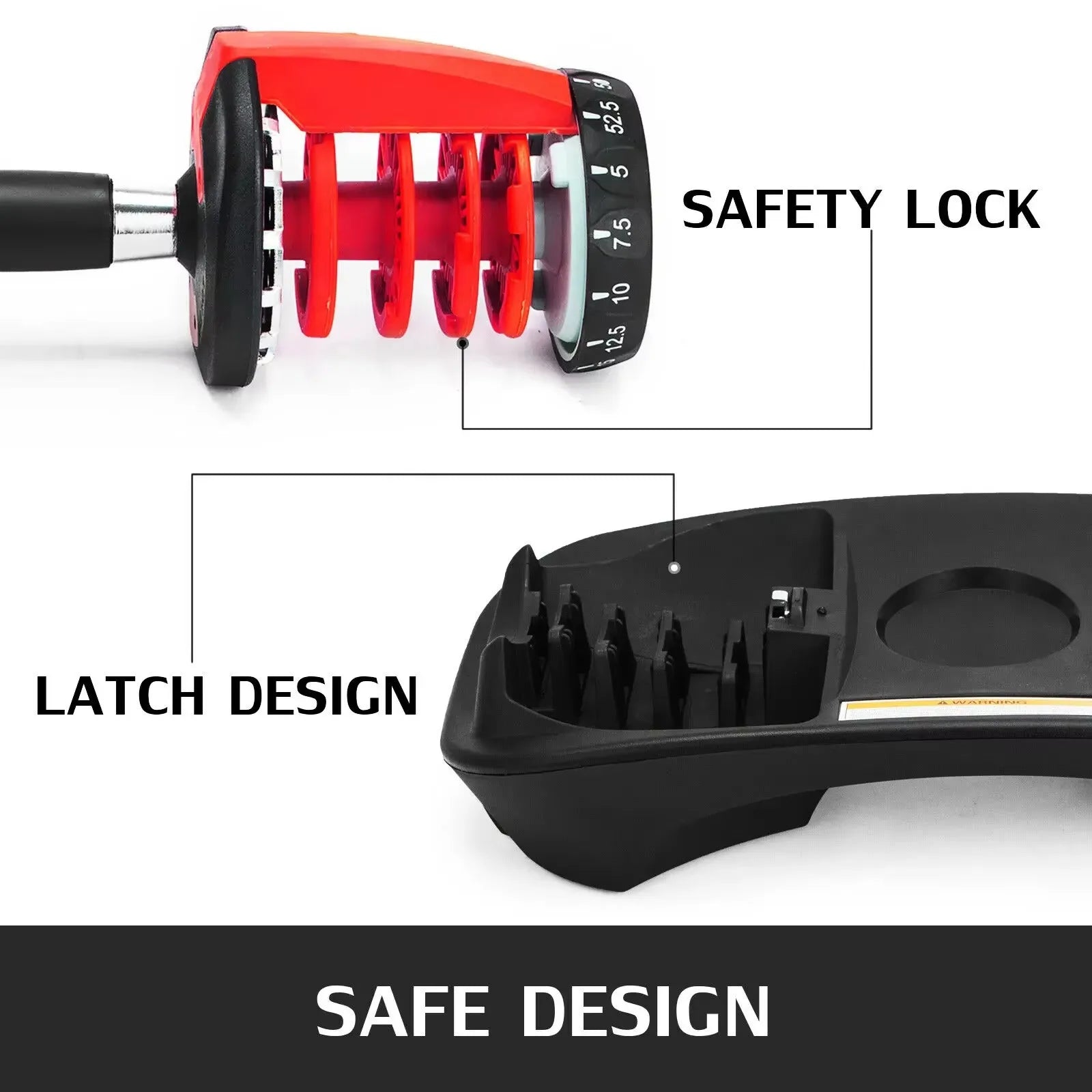 Adjustable Dumbbell 24KG to 40KG (52.5 / 90 LBS)