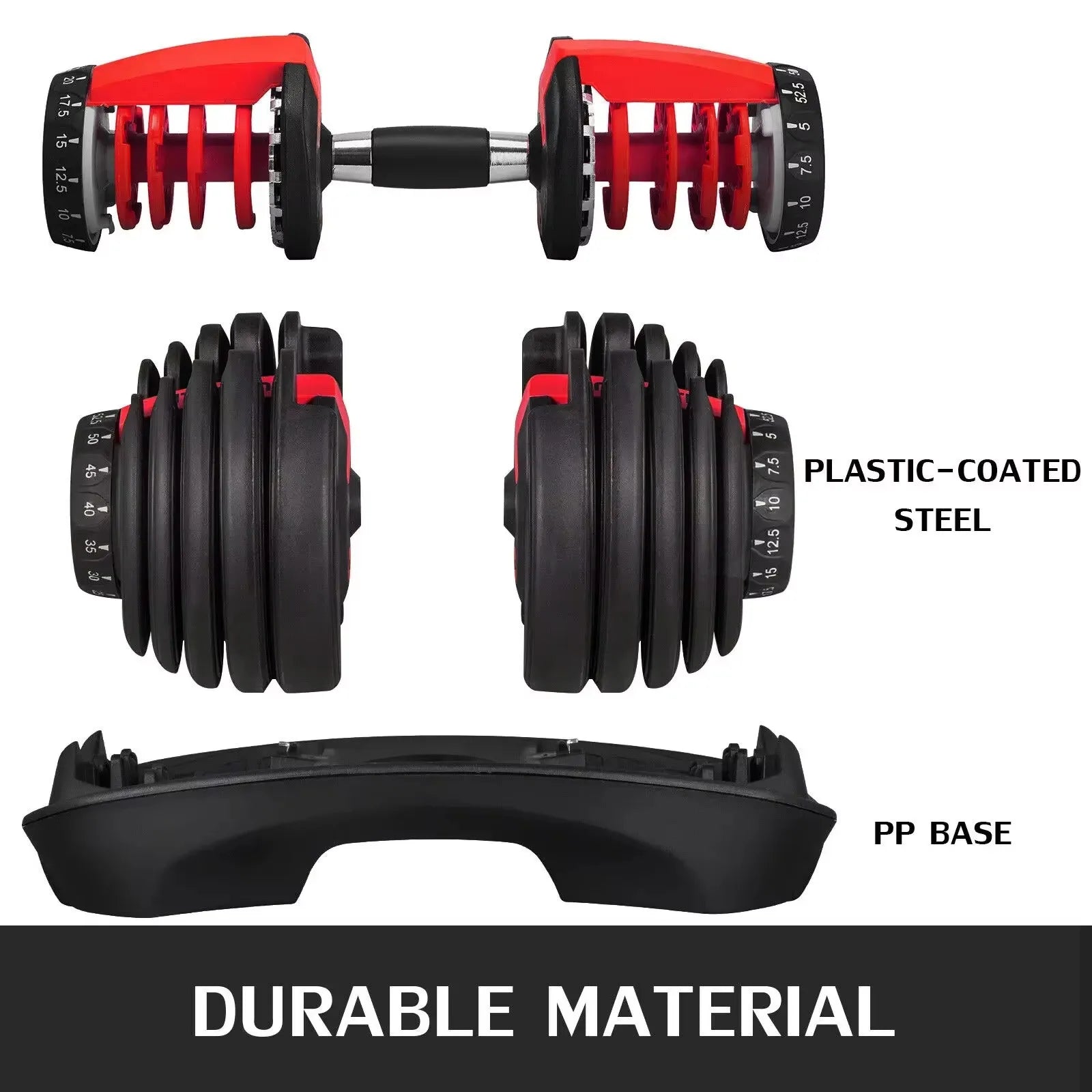 Adjustable Dumbbell 24KG to 40KG (52.5 / 90 LBS)
